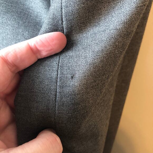 Pronto Uomo Angelico Suit Blazer Jacket Size 43 Regular Wool Gray Preloved - Picture 9 of 15